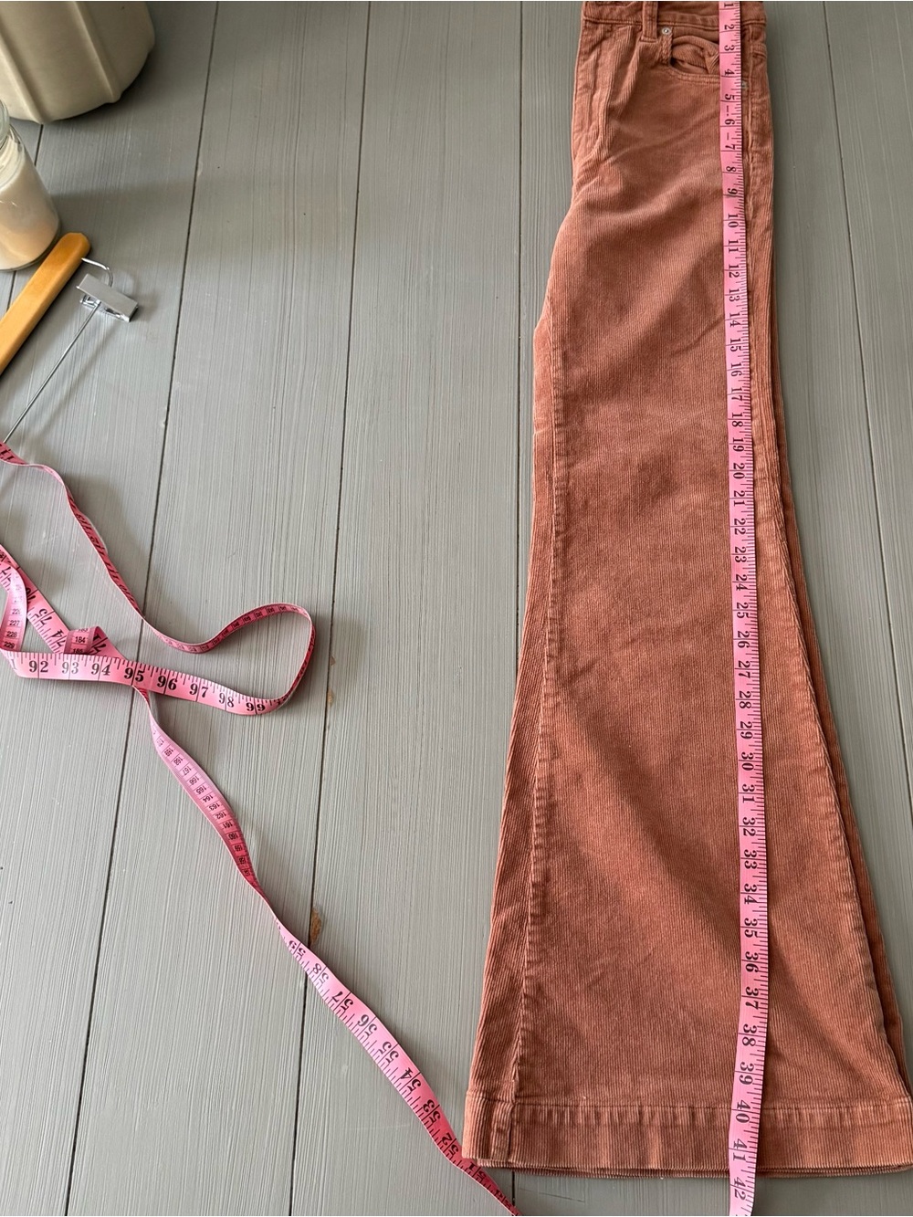Rollas East Coast Flare Pants Corduroy Retro High Rise - Picture 8 of 14